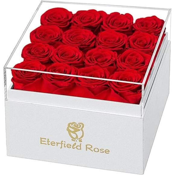 Eterfield Forever Flowers Preserved Roses Real Roses That Last a Year Rose Box - Picture 14 of 14